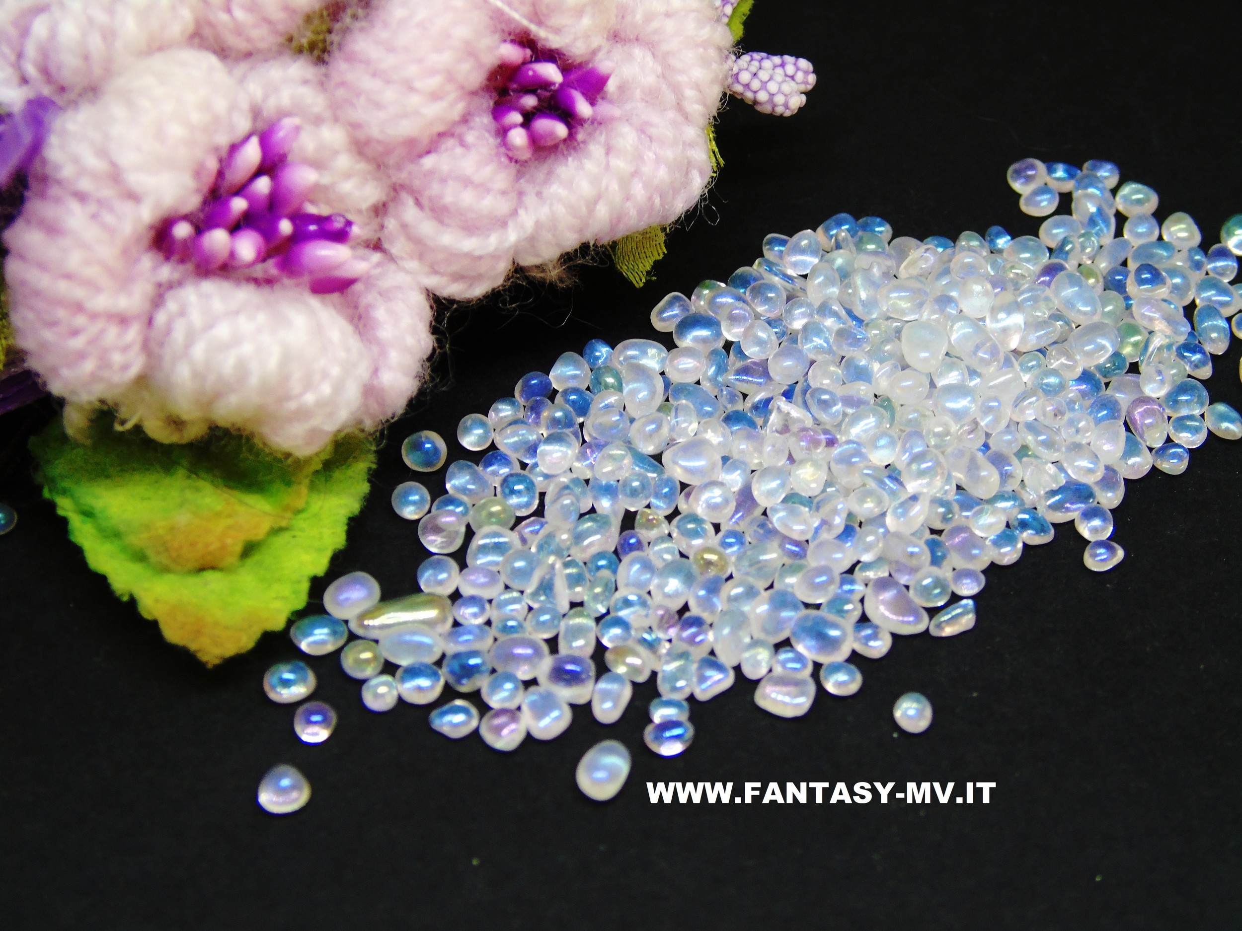Micro Sassi Iridescenti AB Misure Mix da 2 a 4mm
